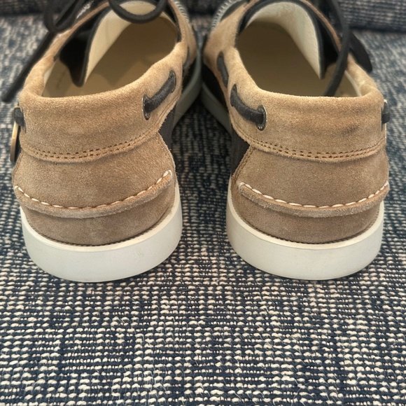 CHANEL moccasins loafers dark grey 2 tone - Picture 9 of 9